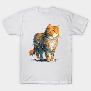 Cat Lady Beautiful - Cat Faces Cute Girls Womens T-Shirt